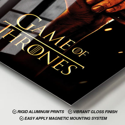 Flex Designs Metal Poster Game of Thrones Cover 11 x 17" Home Goods - TV Show 2011 TV Show Metal Poster