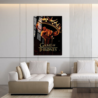 Flex Designs Metal Poster Game of Thrones Cover 16 x 24" Home Goods - TV Show 2011 TV Show Metal Poster