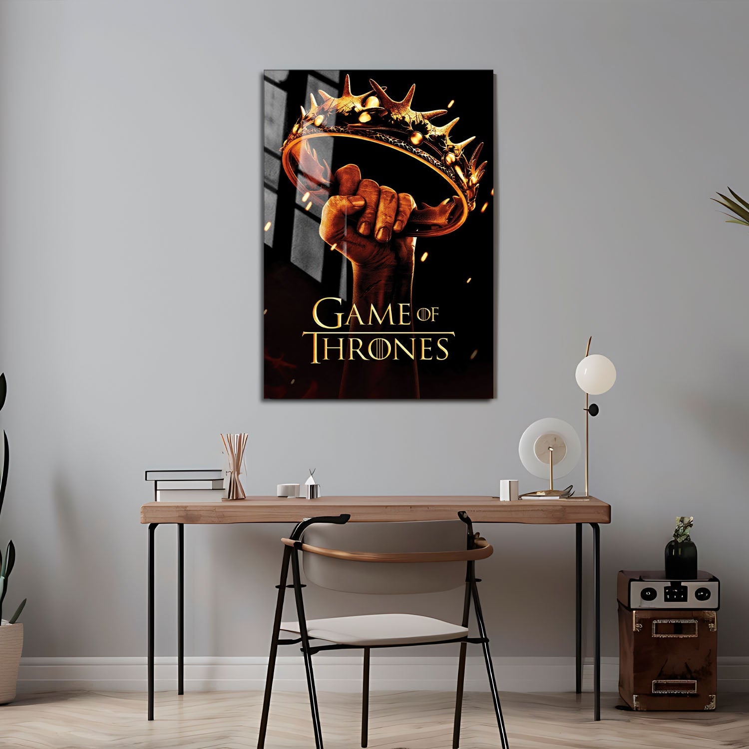 Flex Designs Metal Poster Game of Thrones Cover 24 x 36" Home Goods - TV Show 2011 TV Show Metal Poster