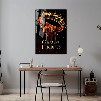Flex Designs Metal Poster Game of Thrones Cover 24 x 36" Home Goods - TV Show 2011 TV Show Metal Poster