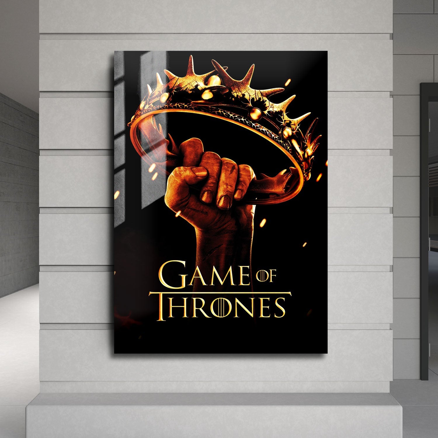 Flex Designs Metal Poster Game of Thrones Cover 24 x 36" Home Goods - TV Show 2011 TV Show Metal Poster
