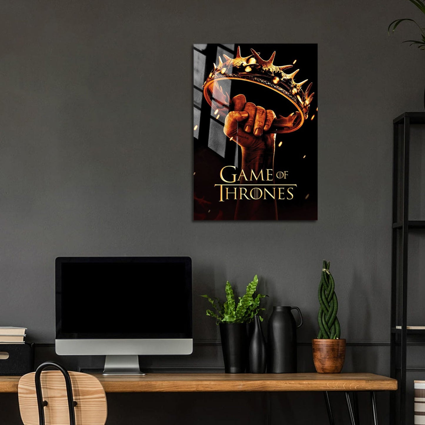 Flex Designs Metal Poster Game of Thrones Cover 5 x 7" Home Goods - TV Show 2011 TV Show Metal Poster
