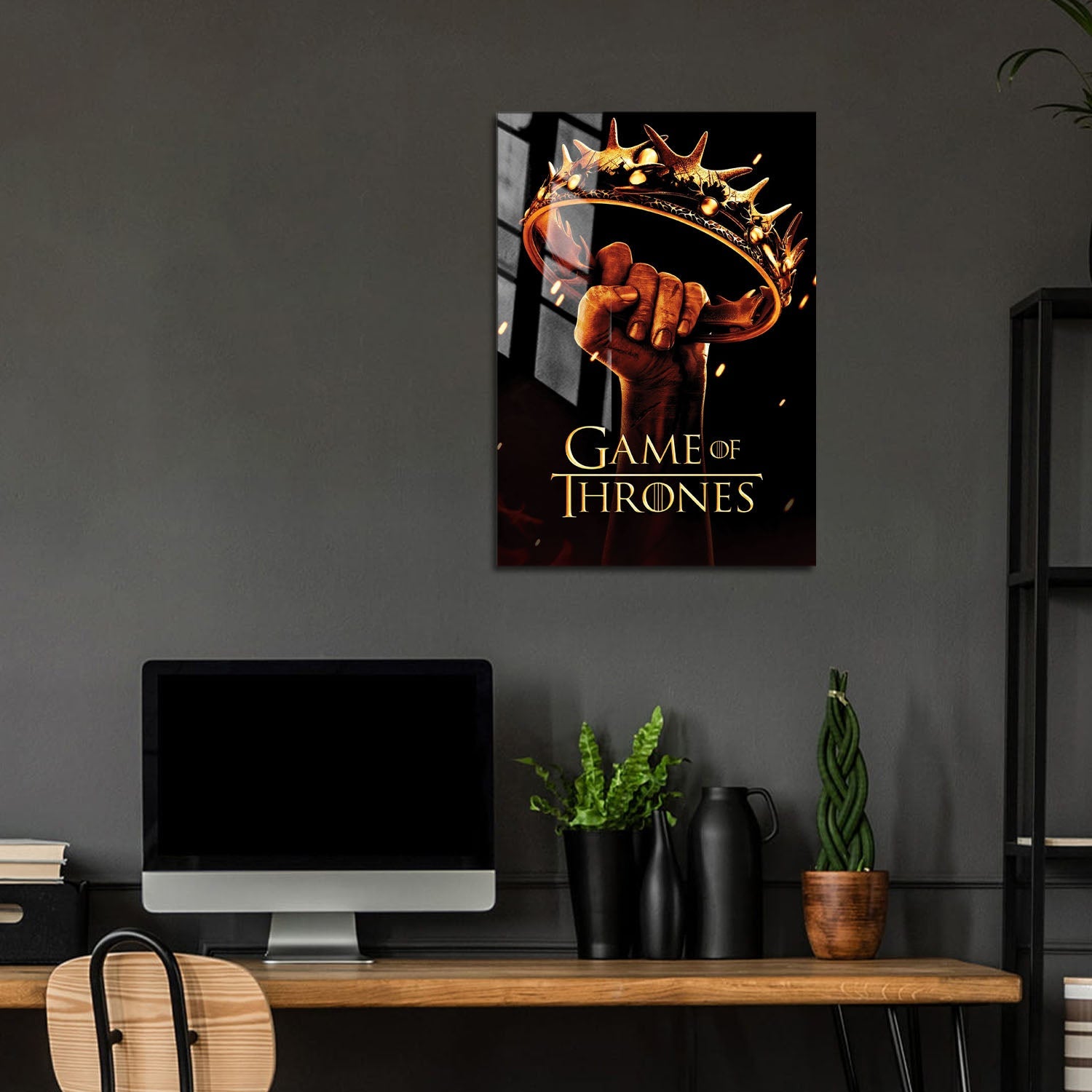 Flex Designs Metal Poster Game of Thrones Cover 5 x 7" Home Goods - TV Show 2011 TV Show Metal Poster