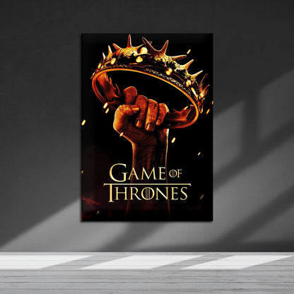 Flex Designs Metal Poster Game of Thrones Cover 5 x 7" Home Goods - TV Show 2011 TV Show Metal Poster