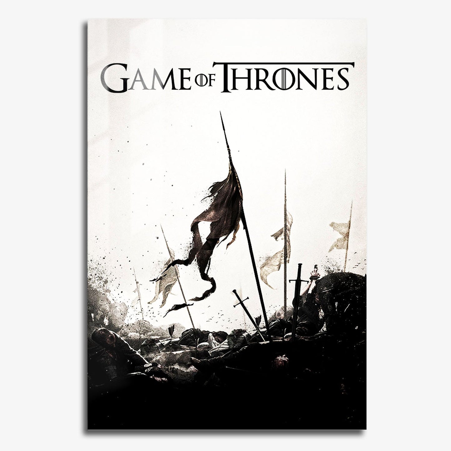 Game of Thrones Battlefield Minimalist TV Show Metal Poster