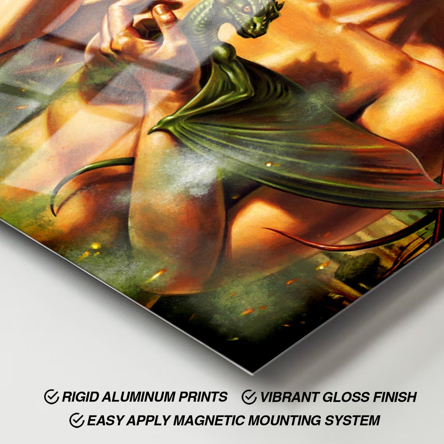Flex Designs Metal Poster Game of Thrones Mother of Dragons 11 x 17" Home Goods - TV Show 2011 TV Show Metal Poster