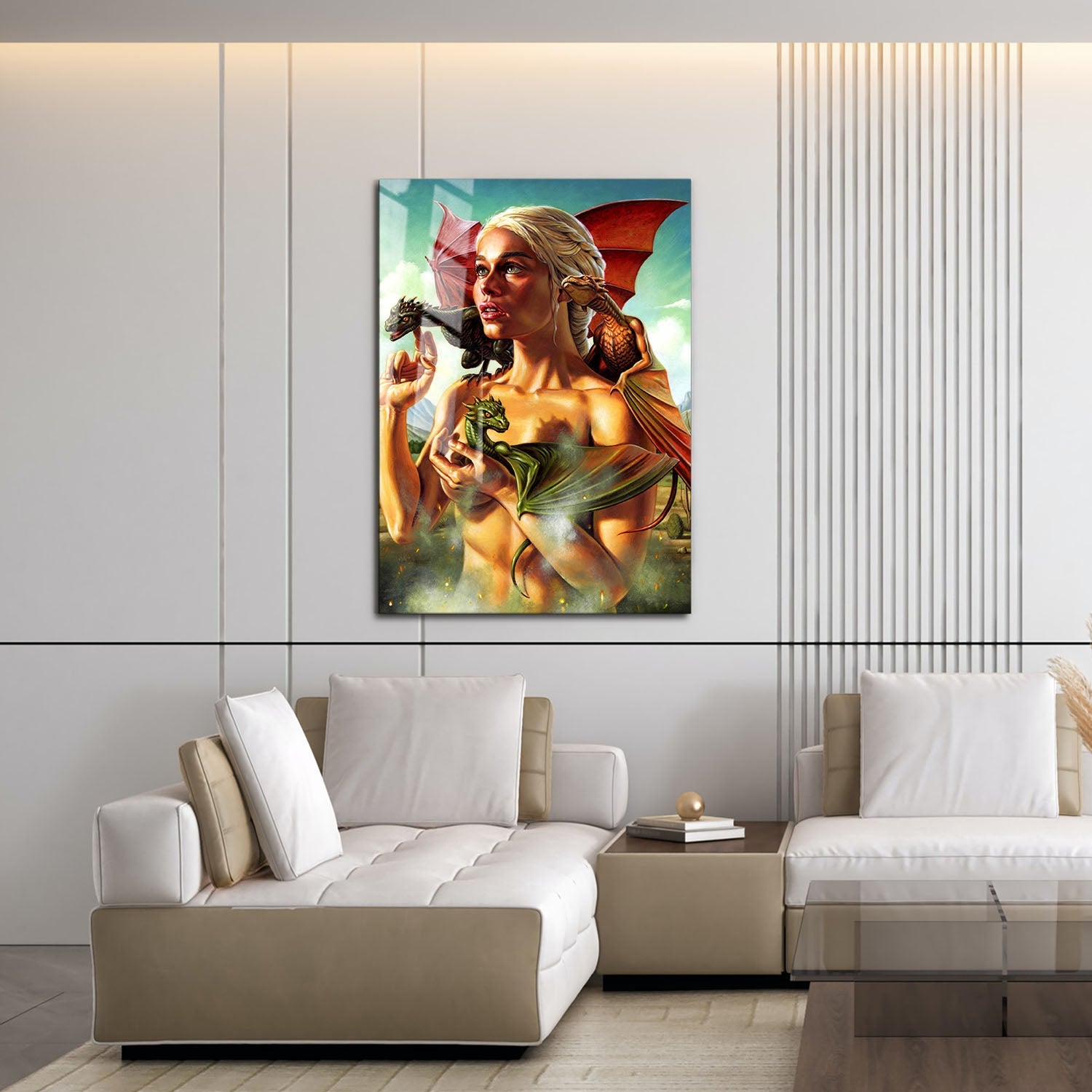 Flex Designs Metal Poster Game of Thrones Mother of Dragons 16 x 24" Home Goods - TV Show 2011 TV Show Metal Poster