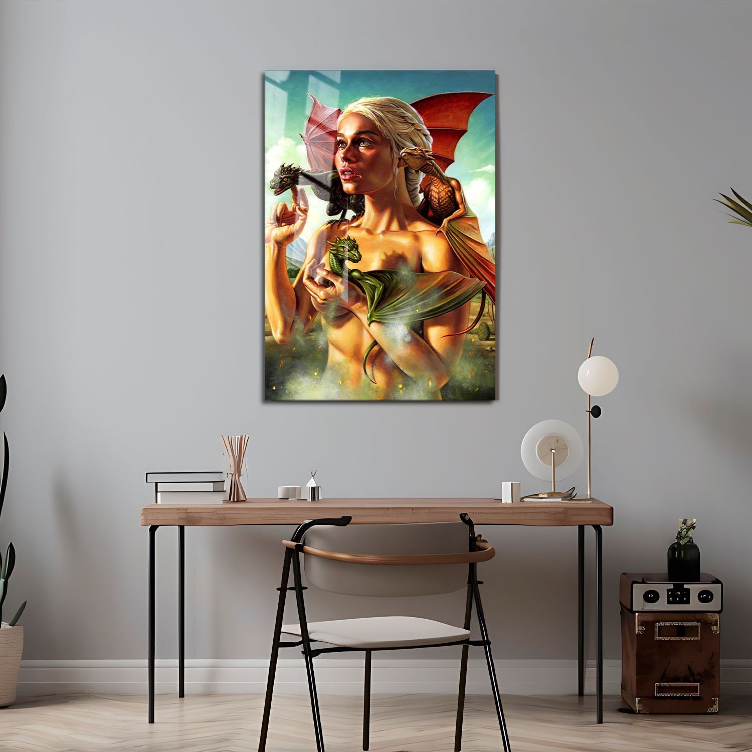 Flex Designs Metal Poster Game of Thrones Mother of Dragons 24 x 36" Home Goods - TV Show 2011 TV Show Metal Poster