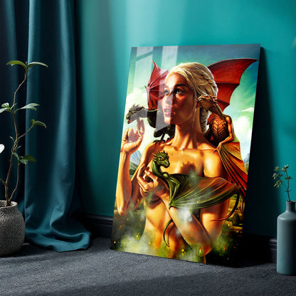 Game of Thrones Mother of Dragons TV Show Metal Poster