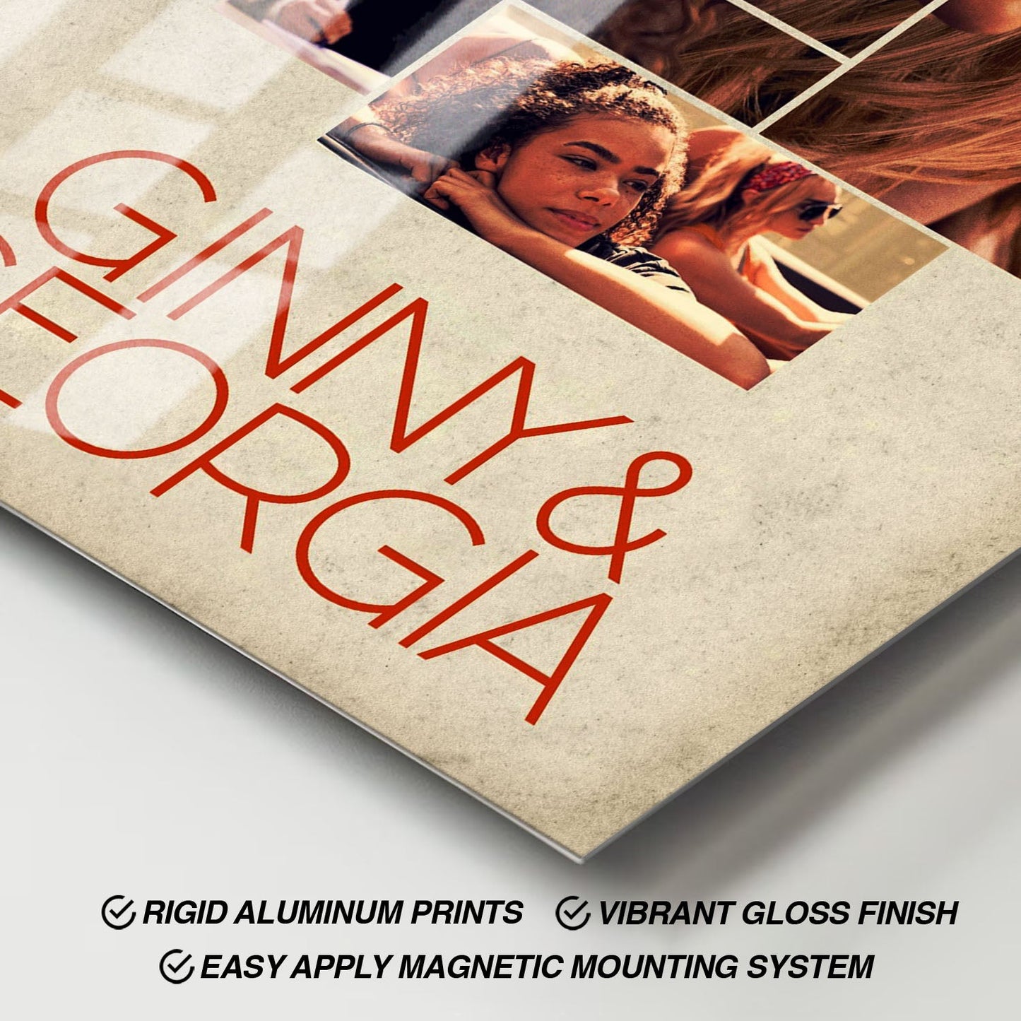 Flex Designs Metal Poster Ginny & Georgia 11 x 17" Home Goods - TV Show 2021 TV Show Metal Poster