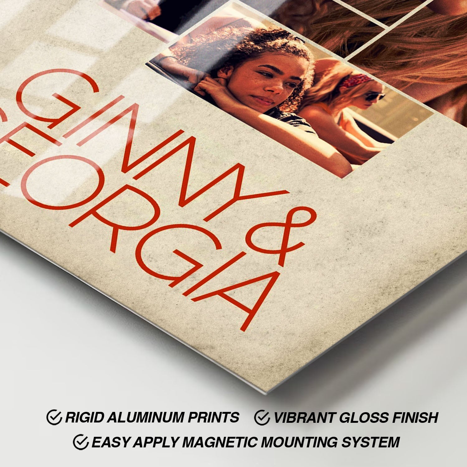 Flex Designs Metal Poster Ginny & Georgia 11 x 17" Home Goods - TV Show 2021 TV Show Metal Poster