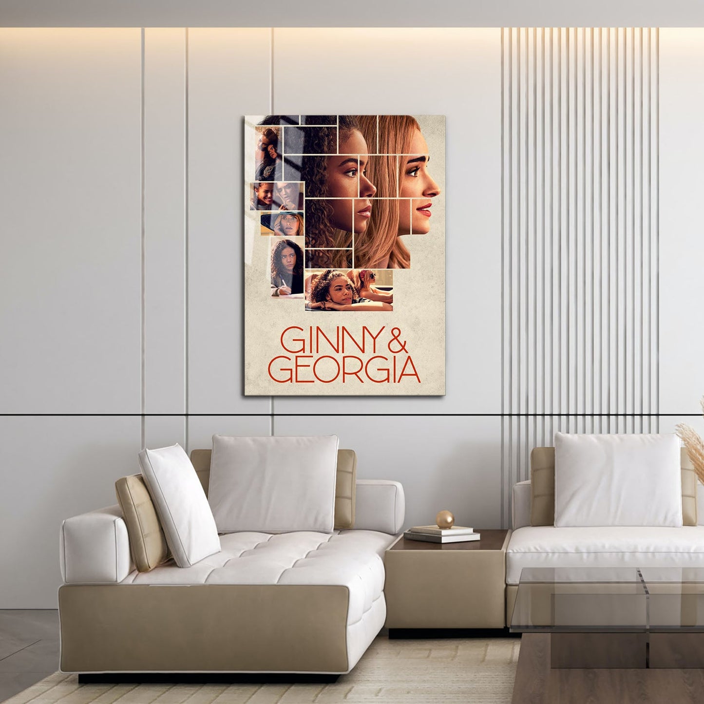 Flex Designs Metal Poster Ginny & Georgia 16 x 24" Home Goods - TV Show 2021 TV Show Metal Poster