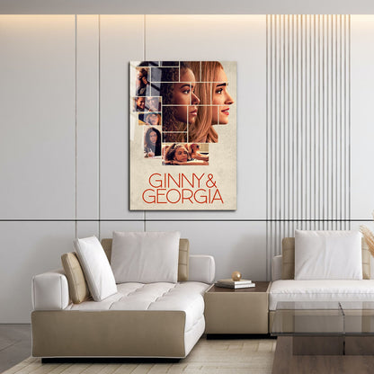 Flex Designs Metal Poster Ginny & Georgia 16 x 24" Home Goods - TV Show 2021 TV Show Metal Poster