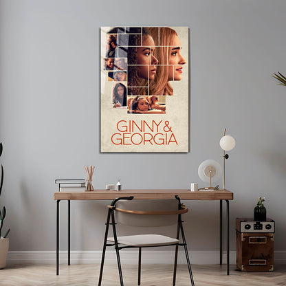 Flex Designs Metal Poster Ginny & Georgia 24 x 36" Home Goods - TV Show 2021 TV Show Metal Poster