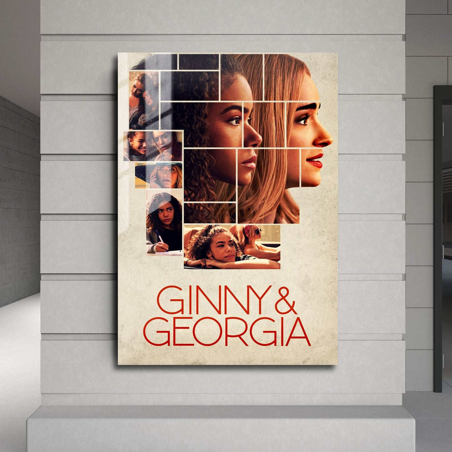 Flex Designs Metal Poster Ginny & Georgia 24 x 36" Home Goods - TV Show 2021 TV Show Metal Poster