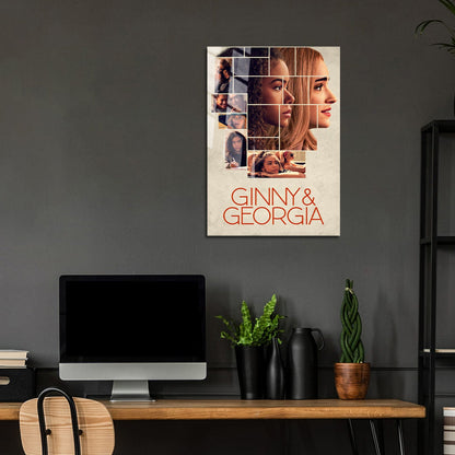 Flex Designs Metal Poster Ginny & Georgia 5 x 7" Home Goods - TV Show 2021 TV Show Metal Poster