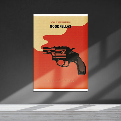 Flex Designs Metal Poster Goodfellas Minimalist 5 x 7" Home Goods - Movie 1990 Movie Metal Poster