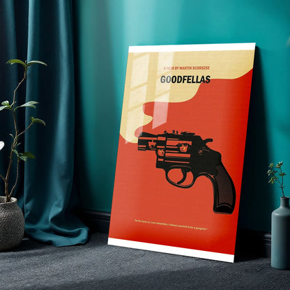Goodfellas Minimalist Movie Metal Poster