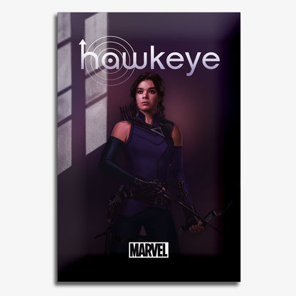 Flex Designs Metal Poster Hawkeye Hailey Minimalist 11 x 17" Home Goods - TV Show 2021 TV Show Metal Poster