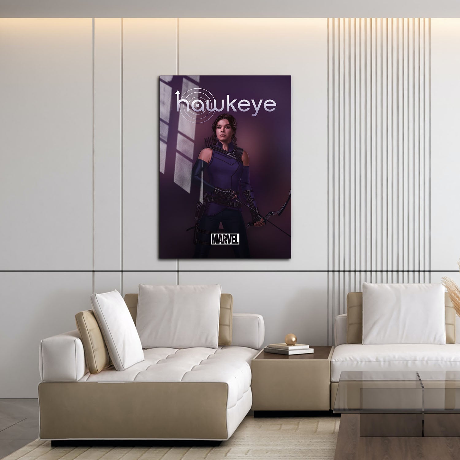 Flex Designs Metal Poster Hawkeye Hailey Minimalist 16 x 24" Home Goods - TV Show 2021 TV Show Metal Poster