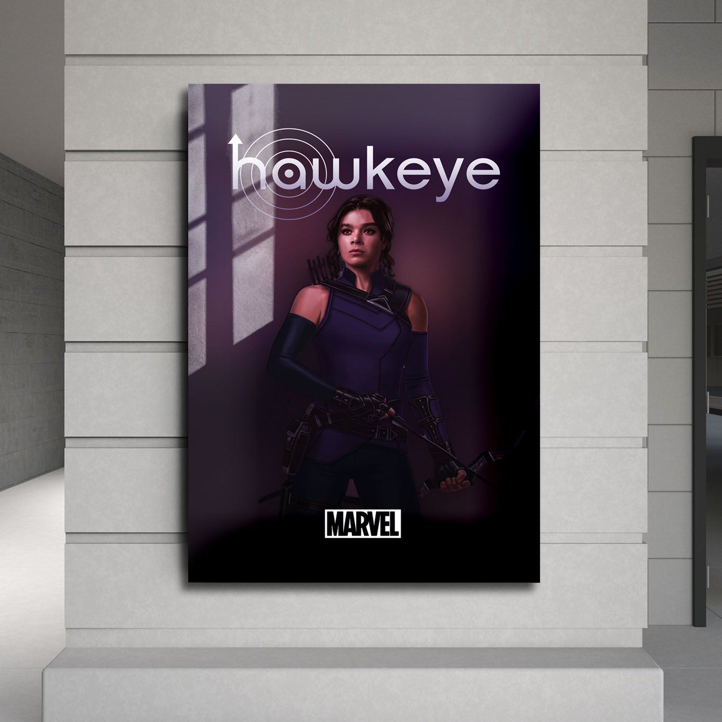 Flex Designs Metal Poster Hawkeye Hailey Minimalist 24 x 36" Home Goods - TV Show 2021 TV Show Metal Poster