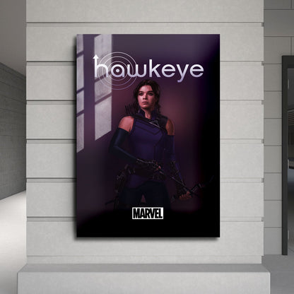 Flex Designs Metal Poster Hawkeye Hailey Minimalist 24 x 36" Home Goods - TV Show 2021 TV Show Metal Poster
