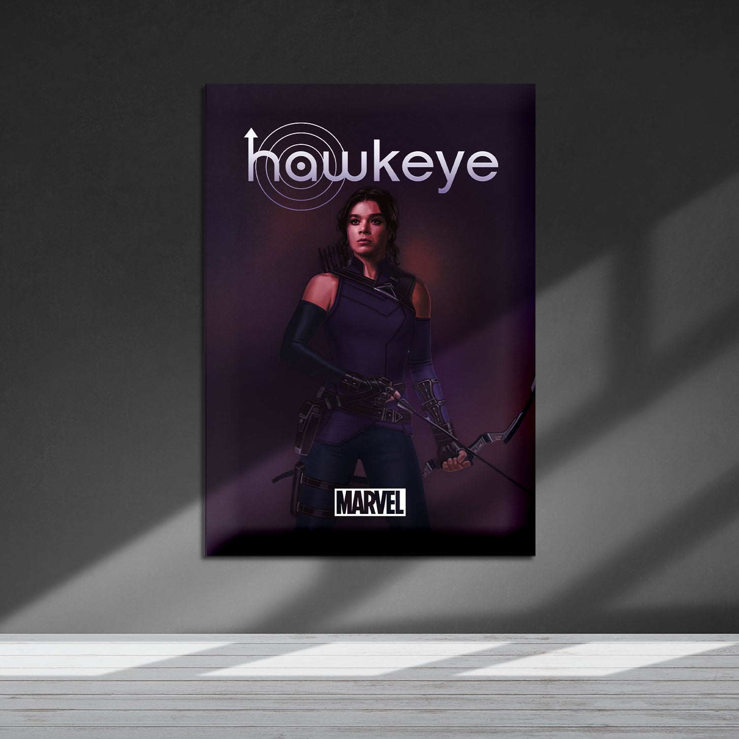 Flex Designs Metal Poster Hawkeye Hailey Minimalist 5 x 7" Home Goods - TV Show 2021 TV Show Metal Poster