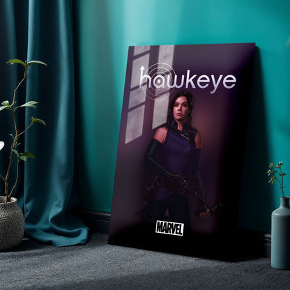 Hawkeye Hailey Minimalist TV Show Metal Poster