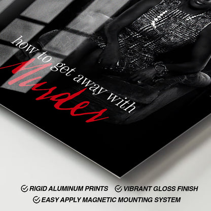 Flex Designs Metal Poster How to Get Away with Murder 11 x 17" Home Goods - TV Show 2014 TV Show Metal Poster