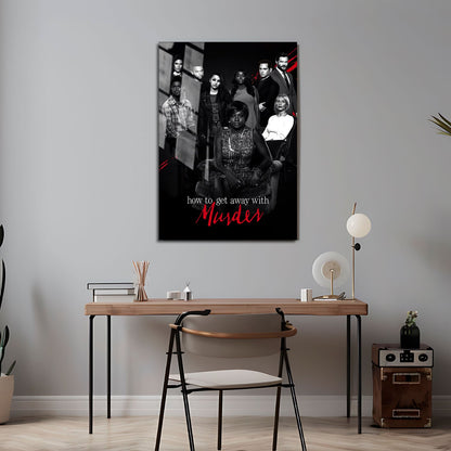 Flex Designs Metal Poster How to Get Away with Murder 24 x 36" Home Goods - TV Show 2014 TV Show Metal Poster