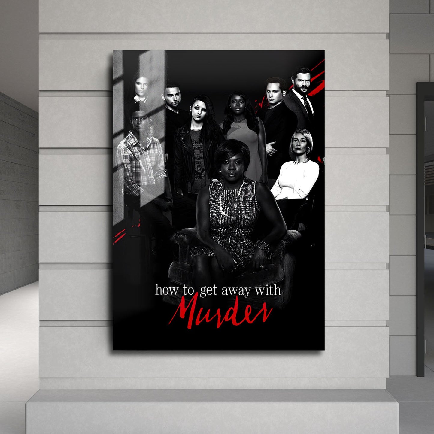 Flex Designs Metal Poster How to Get Away with Murder 24 x 36" Home Goods - TV Show 2014 TV Show Metal Poster