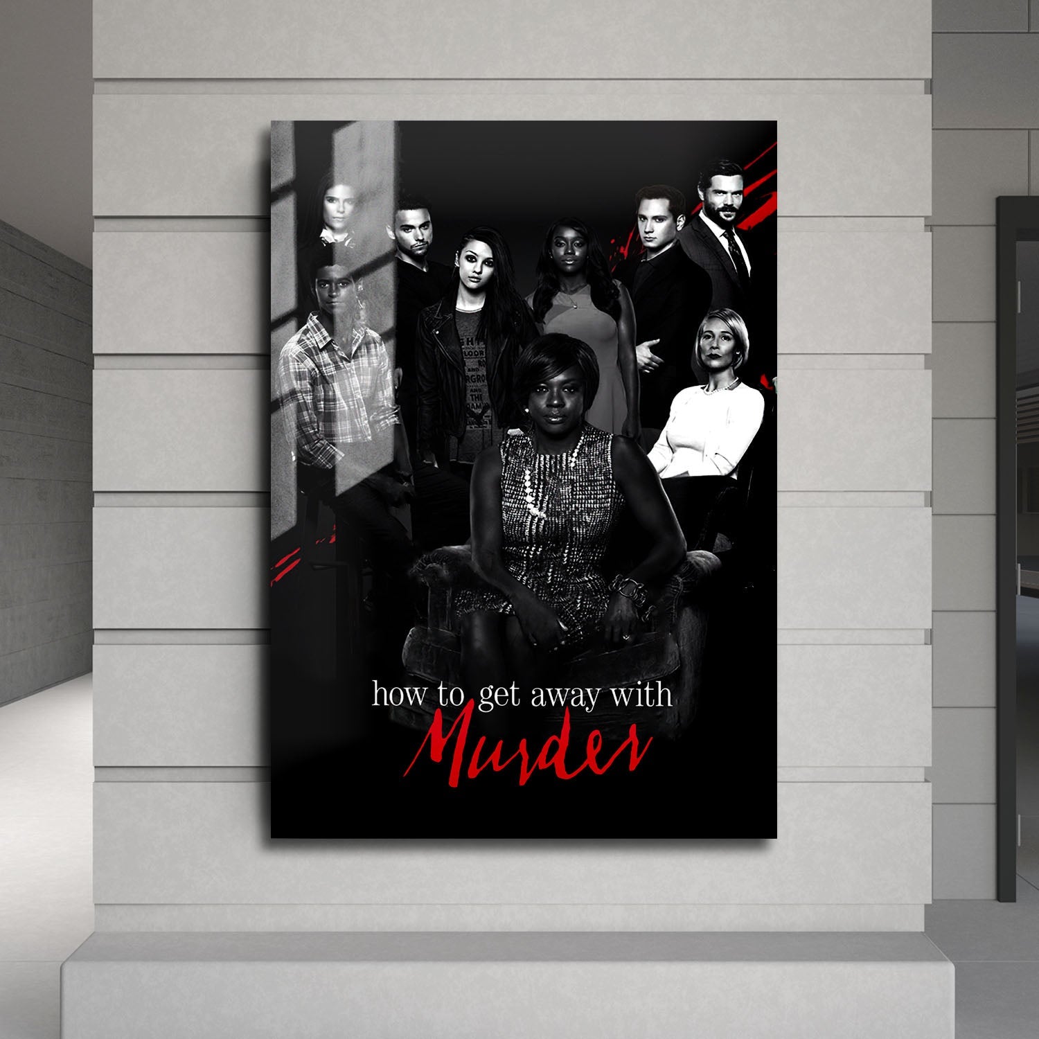 Flex Designs Metal Poster How to Get Away with Murder 24 x 36" Home Goods - TV Show 2014 TV Show Metal Poster