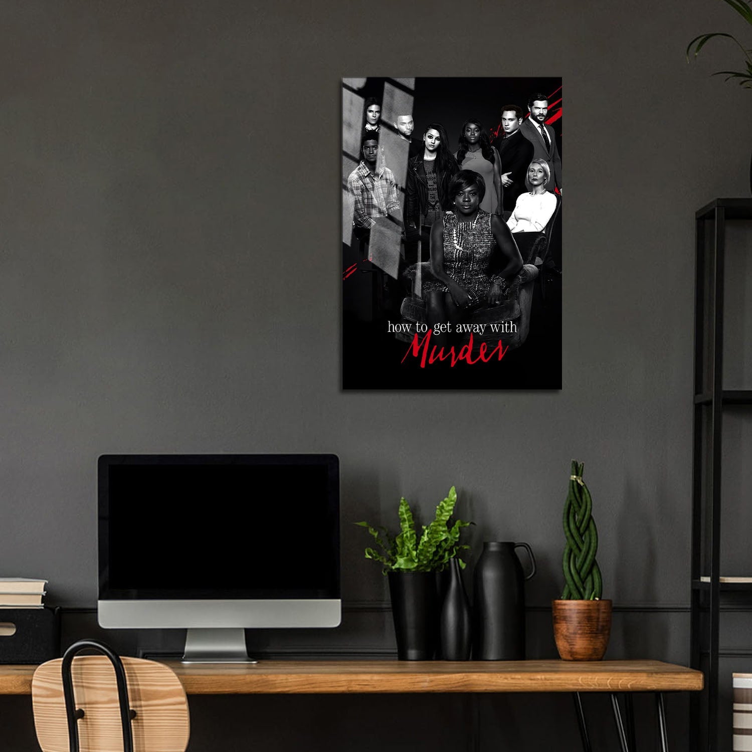Flex Designs Metal Poster How to Get Away with Murder 5 x 7" Home Goods - TV Show 2014 TV Show Metal Poster