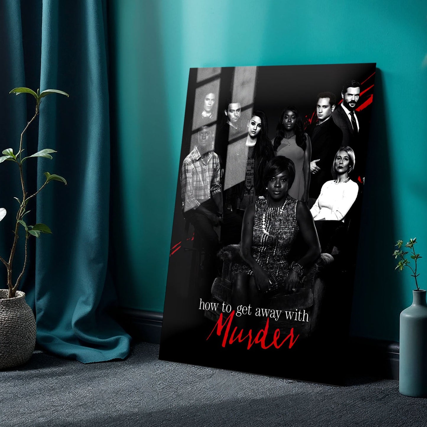 How to Get Away with Murder TV Show Metal Poster