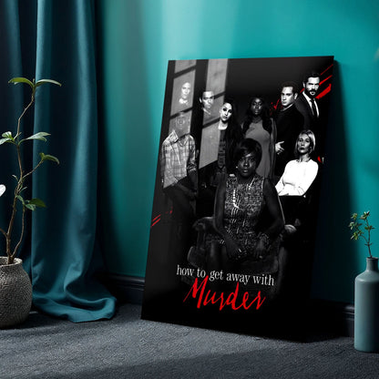 How to Get Away with Murder TV Show Metal Poster