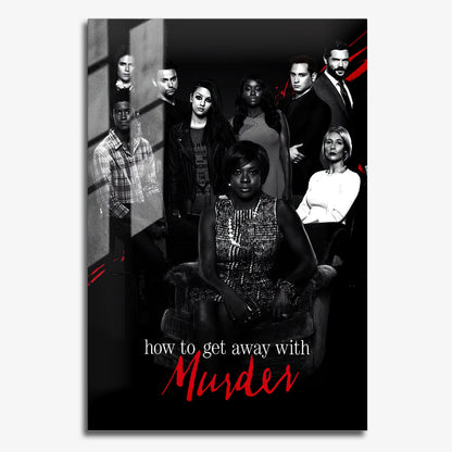 Flex Designs Metal Poster How to Get Away with Murder 11 x 17" Home Goods - TV Show 2014 TV Show Metal Poster