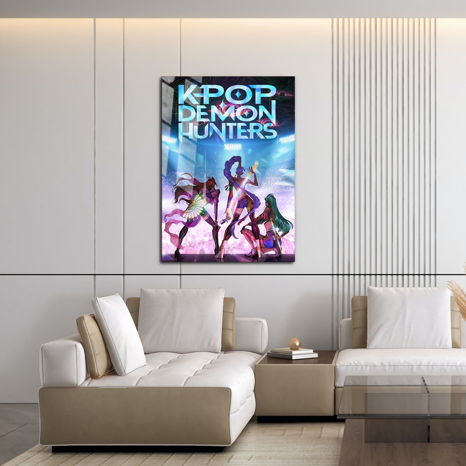 Flex Designs Metal Poster KPop Demon Hunters Backstage 16 x 24" Home Goods - TV Show 2025 TV Show Metal Poster