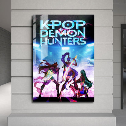 Flex Designs Metal Poster KPop Demon Hunters Backstage 24 x 36" Home Goods - TV Show 2025 TV Show Metal Poster