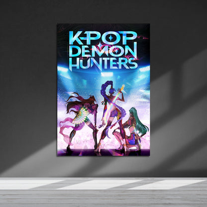 Flex Designs Metal Poster KPop Demon Hunters Backstage 5 x 7" Home Goods - TV Show 2025 TV Show Metal Poster