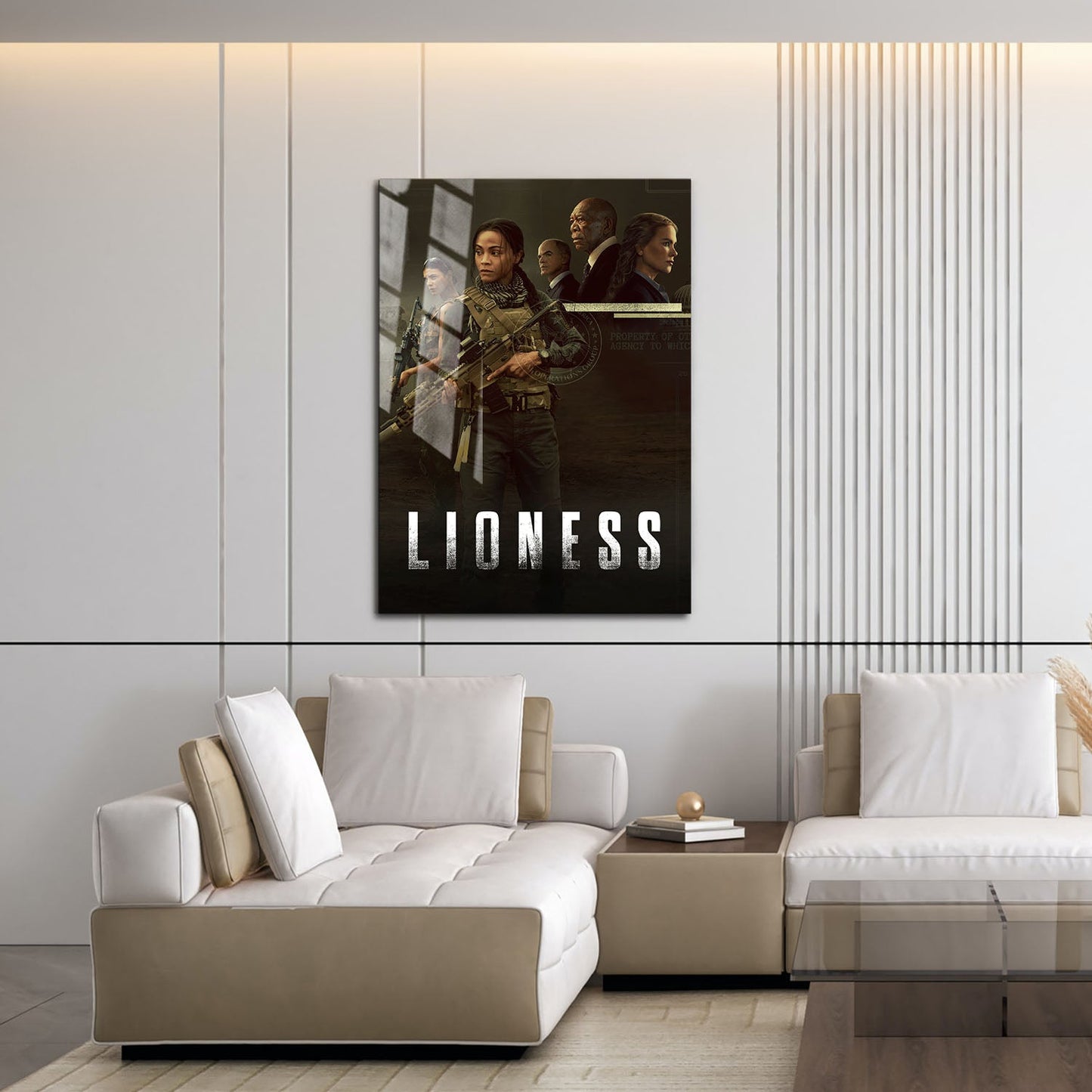 Flex Designs Metal Poster Lioness 16 x 24" Home Goods - TV Show 2025 TV Show Metal Poster
