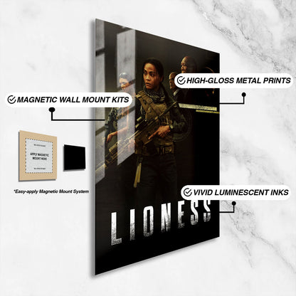 Flex Designs Metal Poster Lioness 16 x 24" Home Goods - TV Show 2025 TV Show Metal Poster