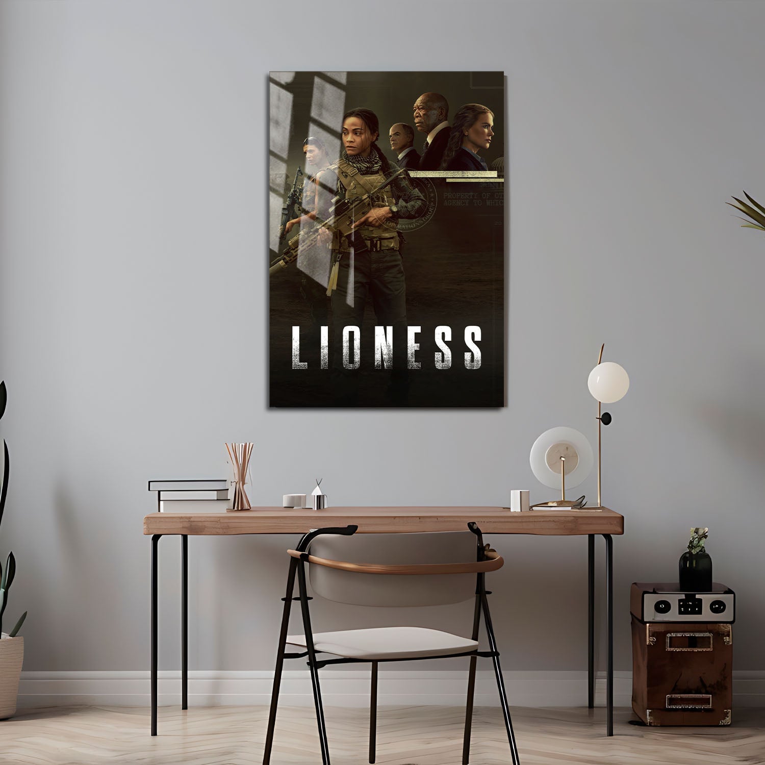 Flex Designs Metal Poster Lioness 24 x 36" Home Goods - TV Show 2025 TV Show Metal Poster