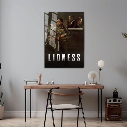 Flex Designs Metal Poster Lioness 24 x 36" Home Goods - TV Show 2025 TV Show Metal Poster