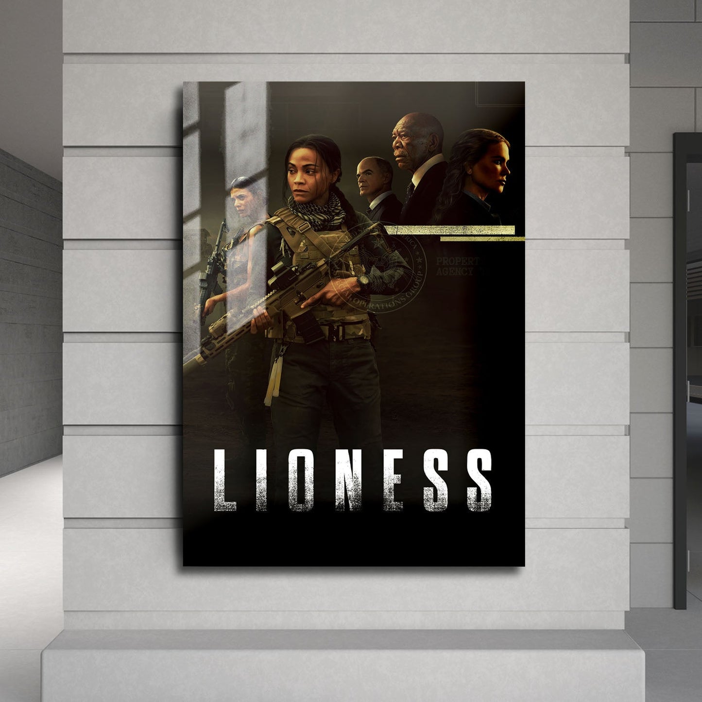 Flex Designs Metal Poster Lioness 24 x 36" Home Goods - TV Show 2025 TV Show Metal Poster