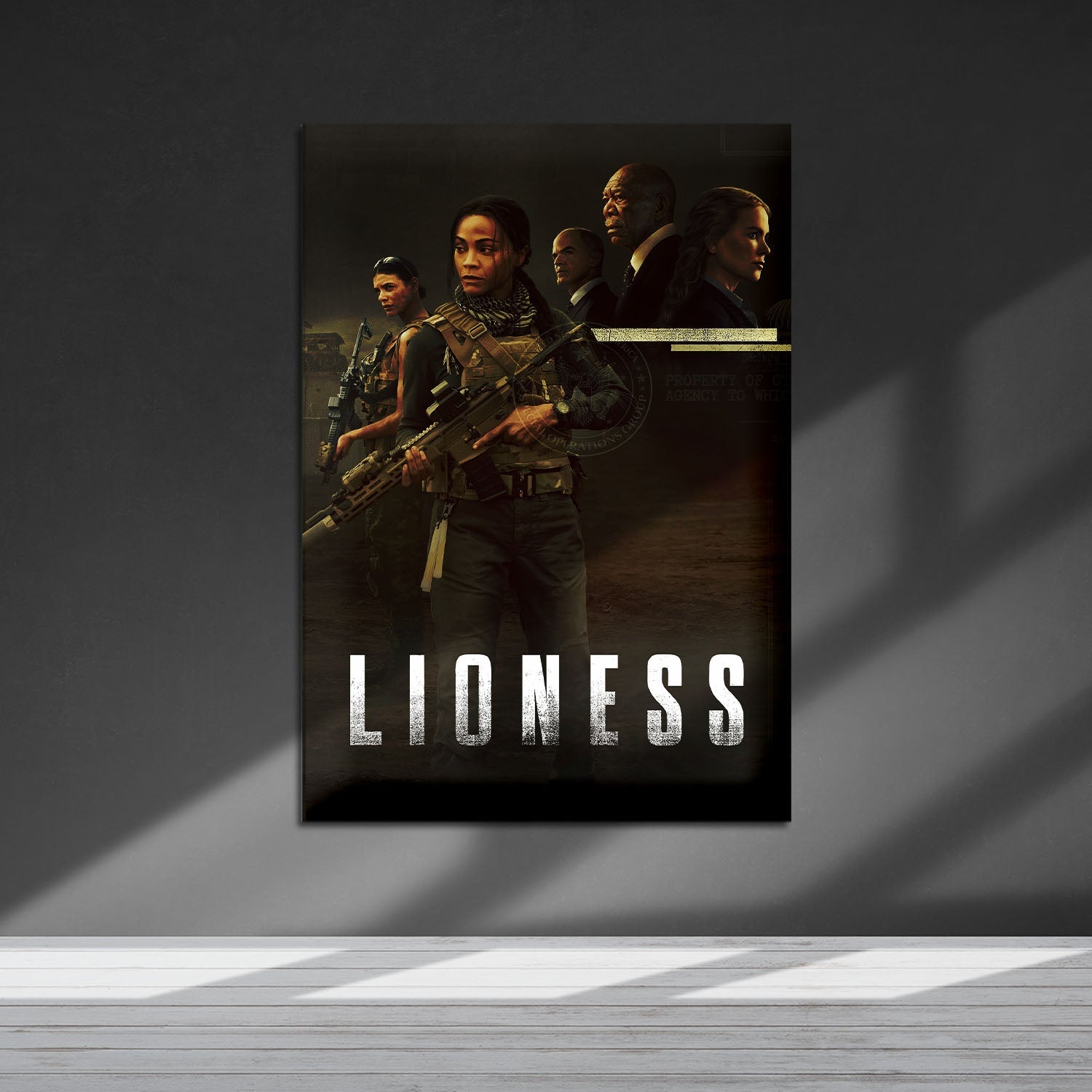 Flex Designs Metal Poster Lioness 5 x 7" Home Goods - TV Show 2025 TV Show Metal Poster