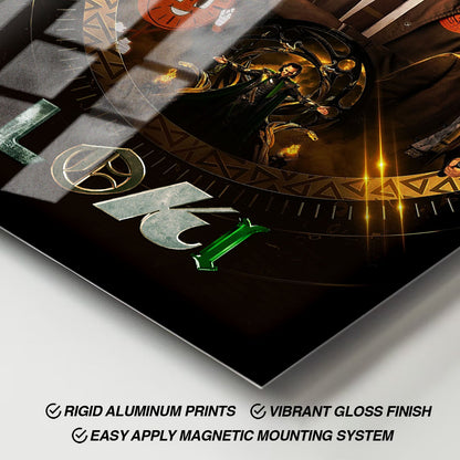 Flex Designs Metal Poster Loki Alternate 11 x 17" Home Goods - TV Show 2021 TV Show Metal Poster