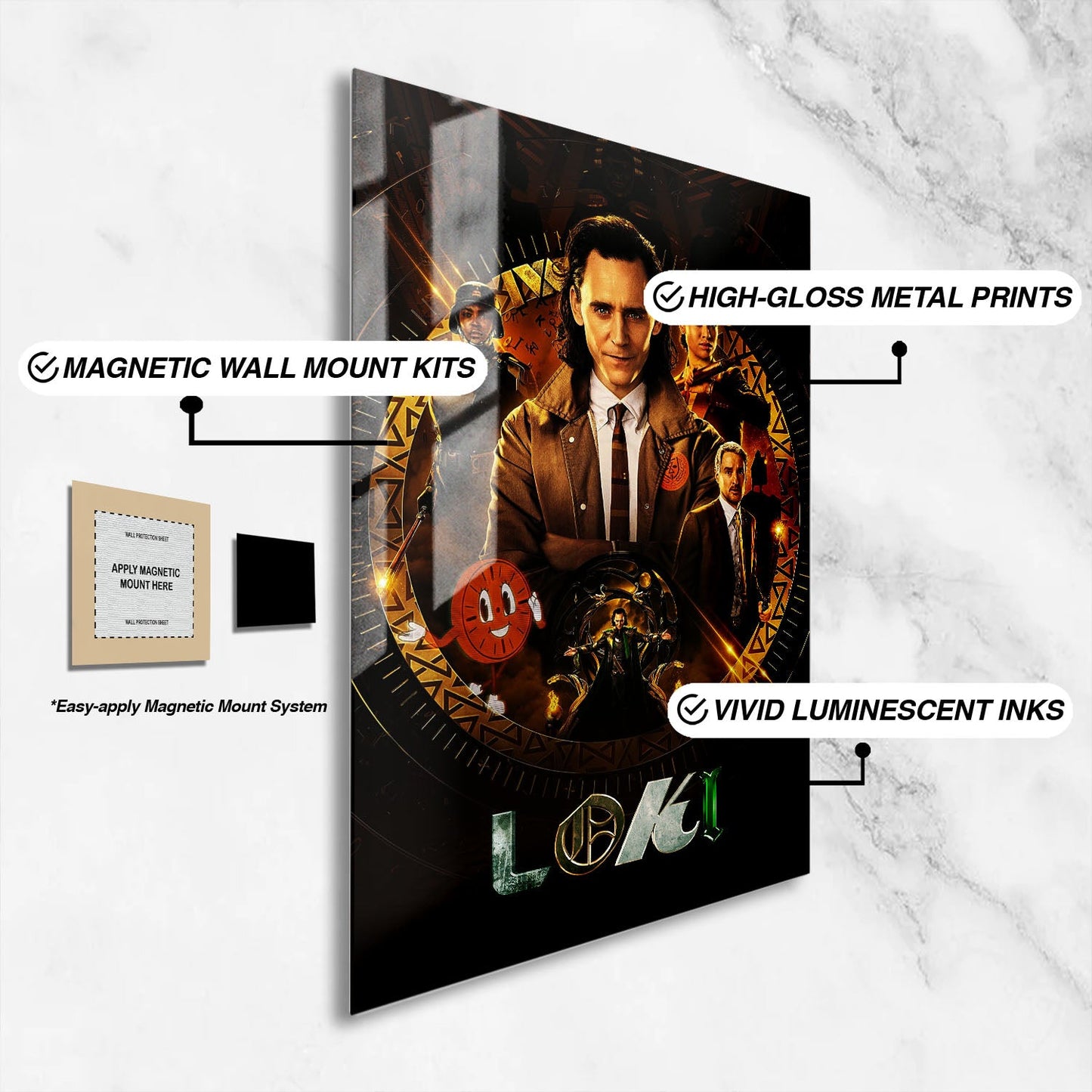 Flex Designs Metal Poster Loki Alternate 16 x 24" Home Goods - TV Show 2021 TV Show Metal Poster