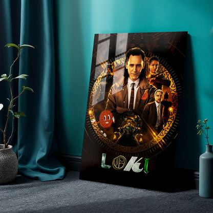 Loki Alternate TV Show Metal Poster