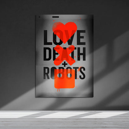 Flex Designs Metal Poster Love, Death & Robots Alternate 5 x 7" Home Goods - TV Show 2019 TV Show Metal Poster