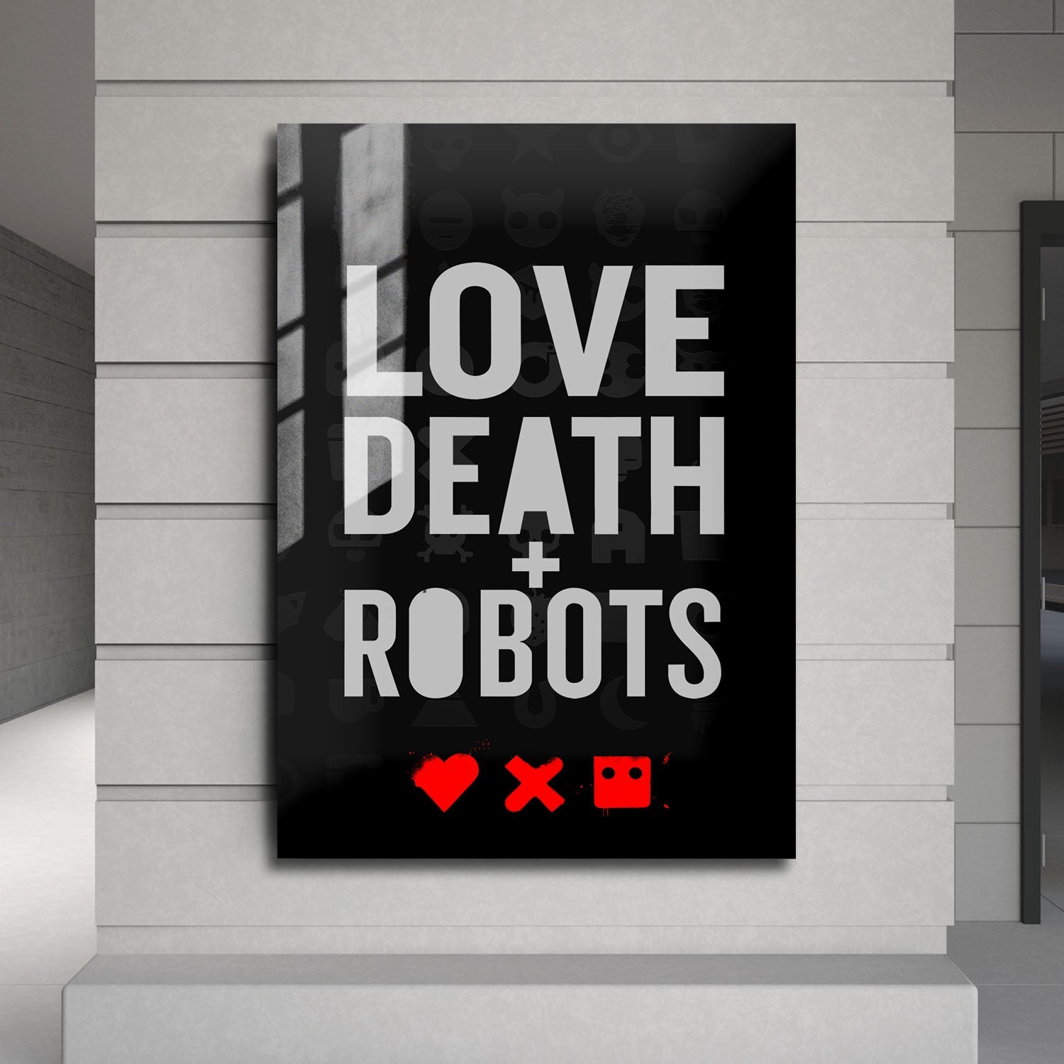 Flex Designs Metal Poster Love, Death & Robots 24 x 36" Home Goods - TV Show 2019 TV Show Metal Poster